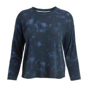 Old Navy Blue Tie Dye Long Sleeve Top Women’s Small